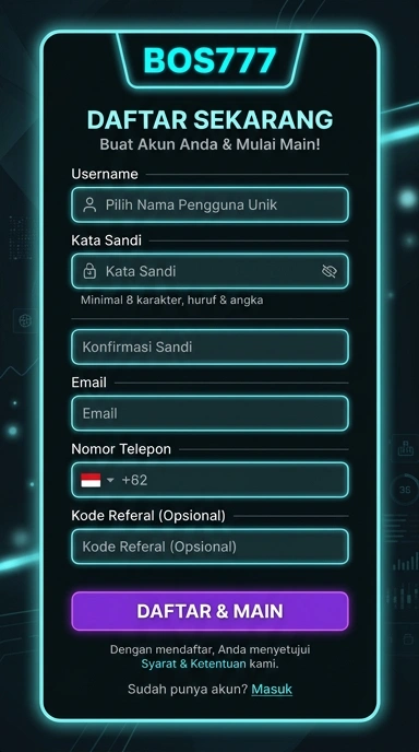 Panduan Lengkap Registrasi Akun bos777 untuk Pengguna Android