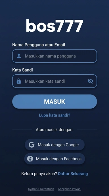 Masuk ke Akun Bos777 untuk Pengguna Android